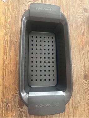 Calphalon Dark Gray Perforated Nonstick Loaf Pan